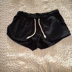 Roxy Drawstring Linen Shorts